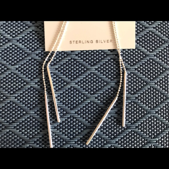 Earrings Sterling Silver Dangle - Picture 3 of 5